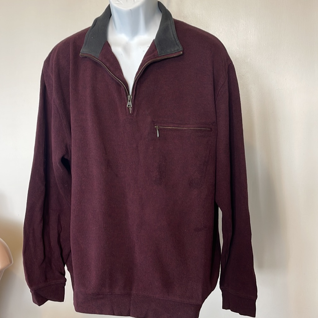 Pendleton Cotton Men’s Jacket Red Color (Burgundy ) Size Xl”